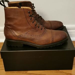 Brown Leather Boots Size 9.5